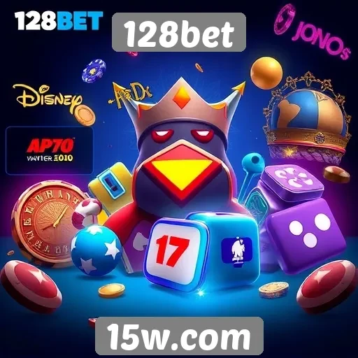 A variedade de jogos disponíveis no 128bet